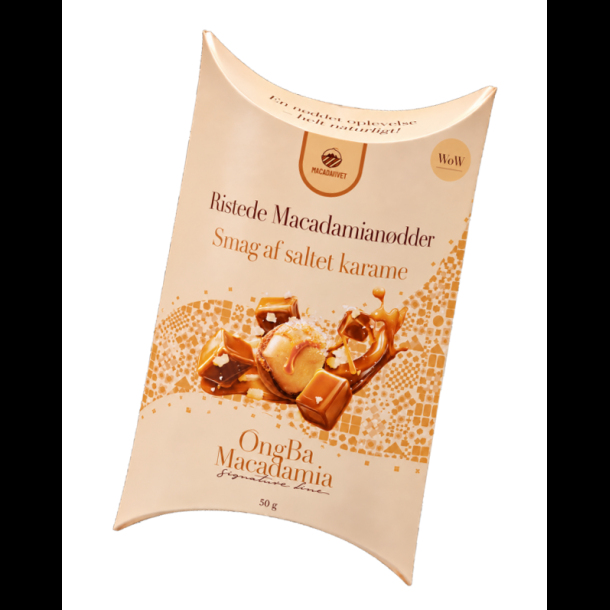 Macadamian�dder - Smag af saltet karamel - 50 g