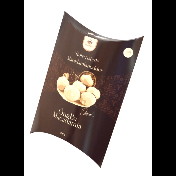 Store ristede Macadamian�dder uden skal - 200g